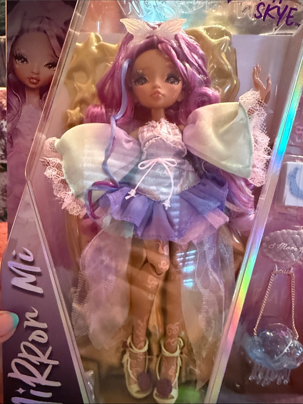 Skye Purple Fantasy Fashion Doll - Pastel Purple & Mint Outfit
